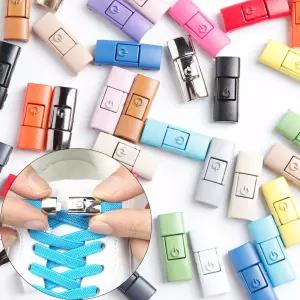 쇼핑몰집 매듭없는 신발끈 운동화끈 클립 버클 고무줄 컨버스 고정 정리