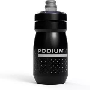 카멜박 포디움 자전거 물병 15온스 - 고유량 캡이 있는 가벼운 스퀴즈 병 블랙