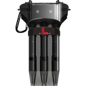 LSTYLE 다트 케이스: 부드러운 팁과 강철 팁 다트를 위한 크리스탈 원 하드 플라스틱 세트 홀더 - 클리어 블랙