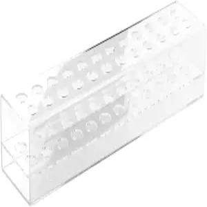 호마코버 24홀 투명 아크릴 브러시 디스플레이 펜 스탠드 홀더 정리함 색연필 페인트 메이크업 화장품