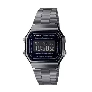 카시오 A168WGG-1B 정품 공용 사각 메탈 디지털 시계