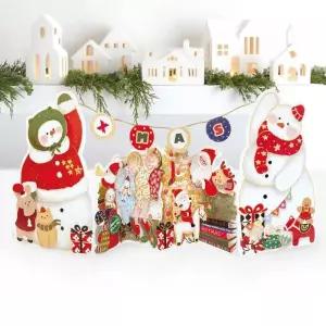 [마이모노샵][마이모노샵] 크리스마스 데코 소품 선물 편지 입체 카드 벽장식 (28565057)