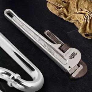 플라이어 12 배관 바이스 알루미늄파이프랜치 스패너 배관렌치