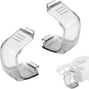 DJI NEO용 2pcs 드론 렌즈 커버 투명 블랙 짐벌 보호 케이스 긁힘 방지 캡 방진 NEO와 호환 가능