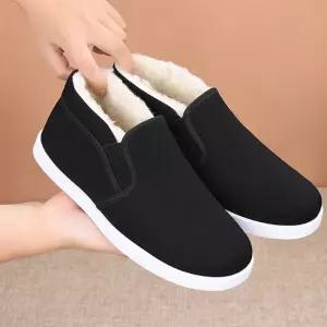 쿨샵 남성 겨울스니커즈 방한슈즈 기모안감 털신발 밴딩스니커즈 FUG6+3fOq