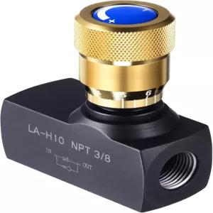 펠로피 3/8인치 Npt 포트 유압 유량 제어 니들 밸브 단방향 탄소강