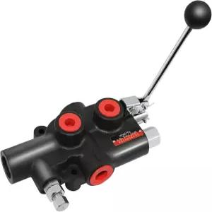 RYFT 25GPM 자동 제어 디텐트 밸브 헤비 듀티 유압 로그 스플리터 리턴 레버 핸들 내구성 있는 주철 본체