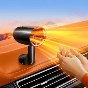 DICMKY 자동차 히터 난방 및 냉방 팬에 12V 휴대용 플러그 소형 디프로스터 윈드실드 창문 컵 홀더 고속
