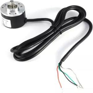 새티 600P / R 5V-24V 로터리 엔코더 6mm 샤프트 AB 2상 속도 각도 및 가속도 측정을 위한 증분