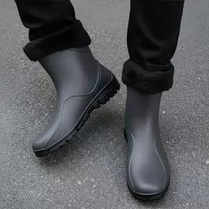 스톰웨이브 남성 방한 기모 레인부츠 2컬러 TAIN29