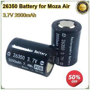 모자 에어 DSLR용 배터리 및 충전기 휴대용 안정기 리튬 26350 플레이트 자이로 헤드 포함 2000mAh