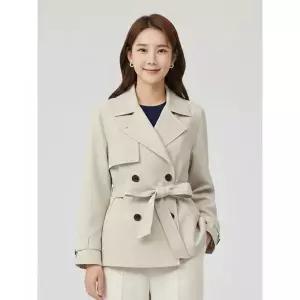 꼼빠니아벨티드 하프 트렌치코트CS23CH9102229A