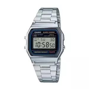 카시오 A158WA-1 정품 공용 사각 빈티지 메탈 시계