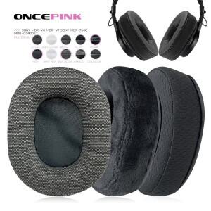 [호환품]Oncepink 교체용 이어 패드 소니호환 MDR-V6 MDR-7506 MDR-CD900ST 헤드폰 두꺼운 쿠션 헤드밴드