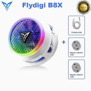 Flydigi B8X 핸드폰 쿨러 주파수 변환 슈퍼 방열 자기 라디에이터 RGB 라이트 For Iphone Ipad Android