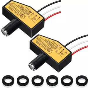 자동 조명 감지 회로가 있는 실외 조명용 직류 광전 스위치 12v 24v 36v 48v 광전지 DC 8v ~ 50v 황혼에서