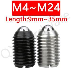 Q X415 고 볼 플런저 M4~M24 탄소강/스테인리스 스틸 스프링 로드 고정 나사
