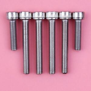 예초기 보호구 혼다 GX35 GX35NT HHT35S 용 실린더 마운트 소켓 볼트 세트 소형 엔진 모터 잔디 깎는 기계 트리머 예비 부품