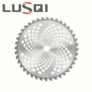예초기 보호구 LUSQI 잔디 절단용 브러시 커터 블레이드 라운드 합금 트리머 40 톱니