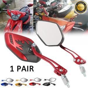 혼다 스즈키 야마하 전기 자동차 스쿠터 수정 액세서리에 대 한 2Pcs 범용 오토바이 백미러 8mm 10mm
