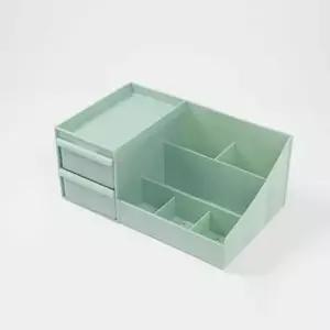 [문구] 소품 정리 수납함 민트색 사무실 서류 정리함 데스크 용품