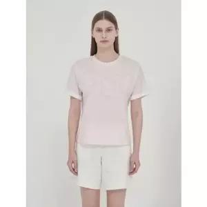 [갤러리아] 올리비아로렌 프린트 포인트 배색 티셔츠 VVCAS5M4161