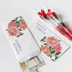 부모님 세트 카네이션 선물 용돈 어버이날 봉투 조화