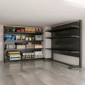 펀칭 보드 다층 스토리지 다용도 책장 목재 디스플레이