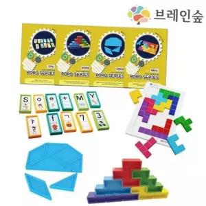 아동 보드 게임 유아 보드 게임 원목 펜토미노 평면 퍼즐 교구