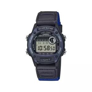 카시오 W-220HF-2A 스포티 라이트 디지털 학생 남성 우레탄 시계