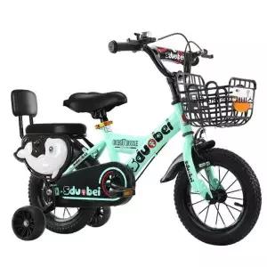 유아 안전바구니 네발자전거 그린 훈련용 균형학습 초보자 자전거