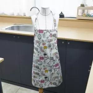 [의류] 린넨 앞치마 가정용 어린이집 묶는 보육교사 허리에