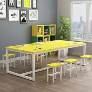 학원 미술학원책상 수업 세미나실 모둠테이블 강의실 공부방 학생용 책상