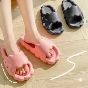 HA 슬리퍼 실내화 거실화 귀여운 물결무늬 룸슈즈 층간소음방지_24737462