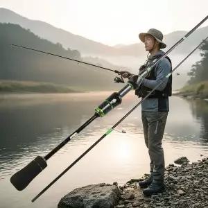 초경량 탄소섬유 루어낚시대 1.5M 1.68M 1.8M 민물 바다 겸용 낚싯대