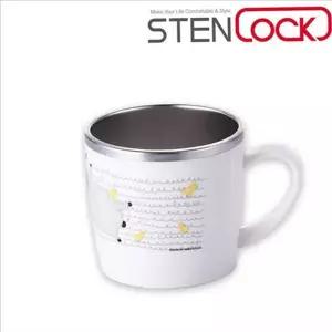 프렌즈 유아 스텐 물컵 빨대 아기 스텐 국내생산 손잡이 보온