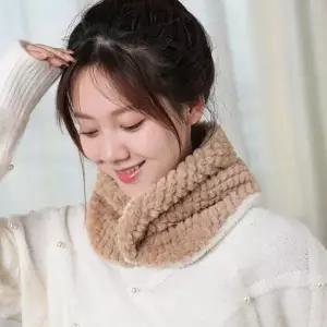 여성 겨울 보들보들 엠보 퍼 목도리 도톰한 방한 넥워머 스카프