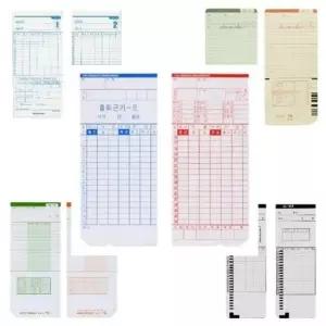 [문구] 출퇴근카드 아마노카드 세이코카드 타임보이 팍스타