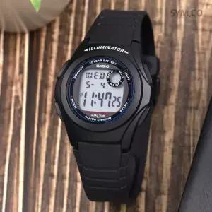 카시오 F-200W-1A 빈티지 군인 군용 전자 스포츠 남자 우레탄 시계 d1