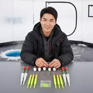 빙어 붕어 겨울 얼음낚시 찌 15종 세트 민물 낚시용품 채비 모음