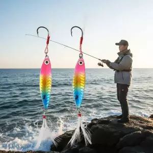 바이브레이션 메탈지그 3개입 20g 갈치 루어 낚시 미끼 세트