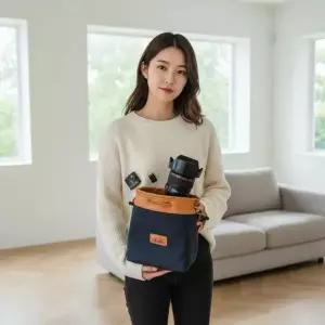 미러리스 카메라 가방 데일리 크로스백 소형 수납 파우치 여행용