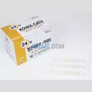 병원 의료용 정맥주사용 iv 메디컷 24/18gx50p 주사실 닝겔 수액 링거
