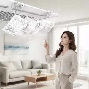 에어컨 바람막이 풍향 조절 가이드 천장형 냉방 직바람 방지 커버