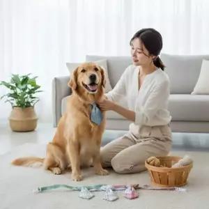 [콩심팥심]강아지 생일 파티 스카프 반려견 기념일 넥타이 리본 액세서리