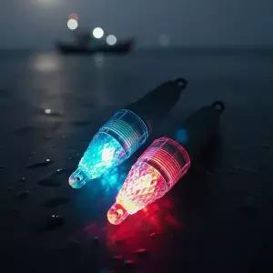 고휘도 LED 집어등 갈치 낚시 채비 그린 12cm 야간 수중 집어기