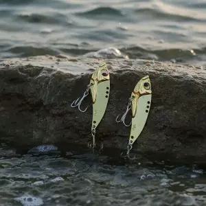 싱킹 메탈 바이브 18g 골드 3p세트 바다 루어낚시 채비 메탈지그