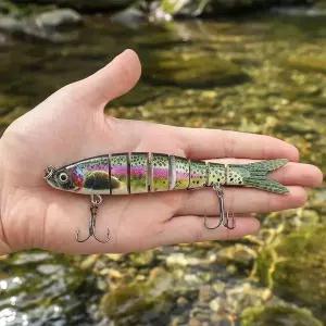 8단 관절 리얼 물고기 루어 13.5cm C타입 바다낚시 미끼 가짜미끼