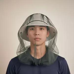 얼굴 보호 메쉬망 등산 낚시 벌초 방충망 모자