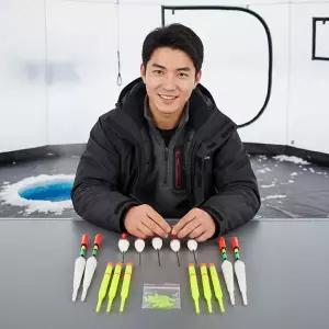 빙어 붕어 겨울 얼음낚시 찌 15종 세트 민물 낚시용품 채비 모음